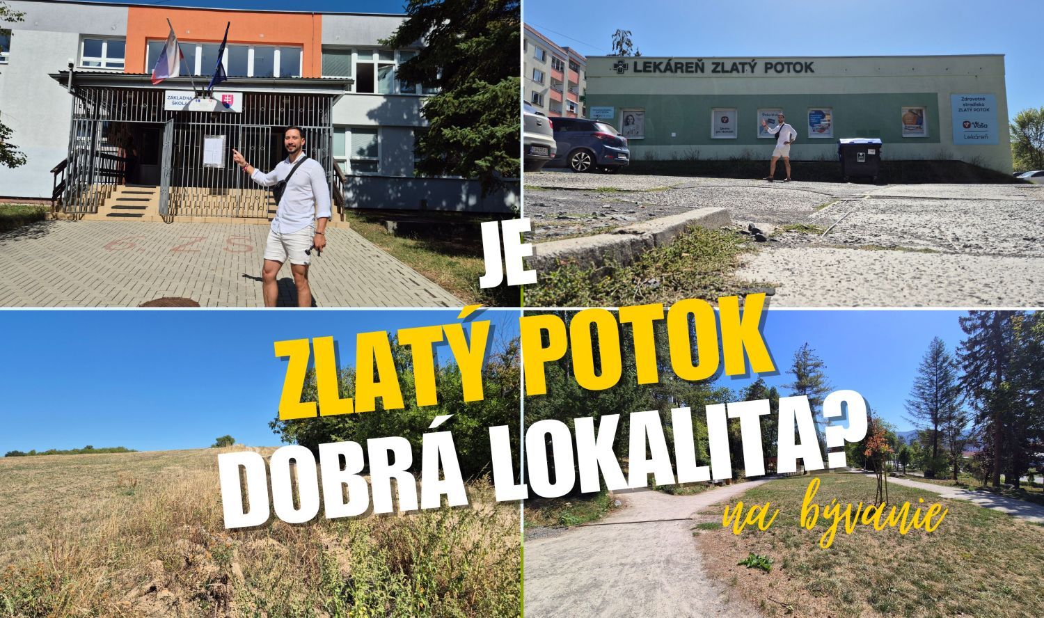 Je Zlatý Potok dobrá lokalita na bývanie? 